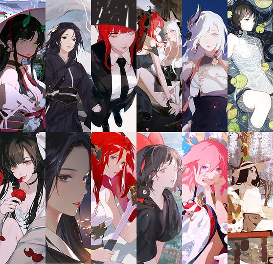 Sample artworks from Idyllic