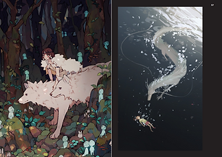 Sample spread from Idyllic
